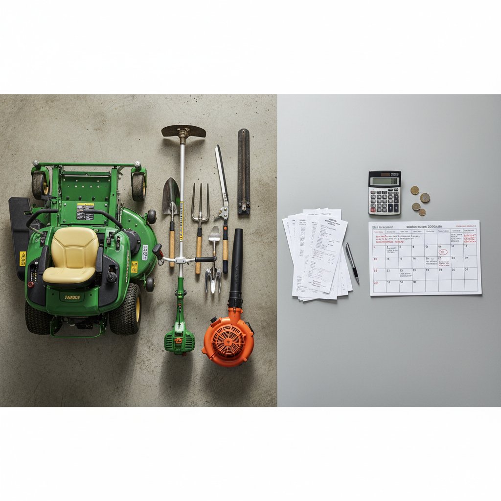 Garden equipment maintenance costs